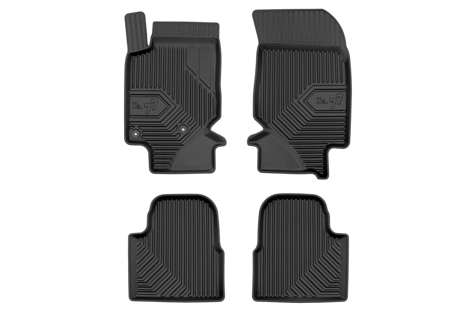 FROGUM 2.5D Гумени патосници модел 77 за Peugeot 2008 по 2019 година 4 дела црни