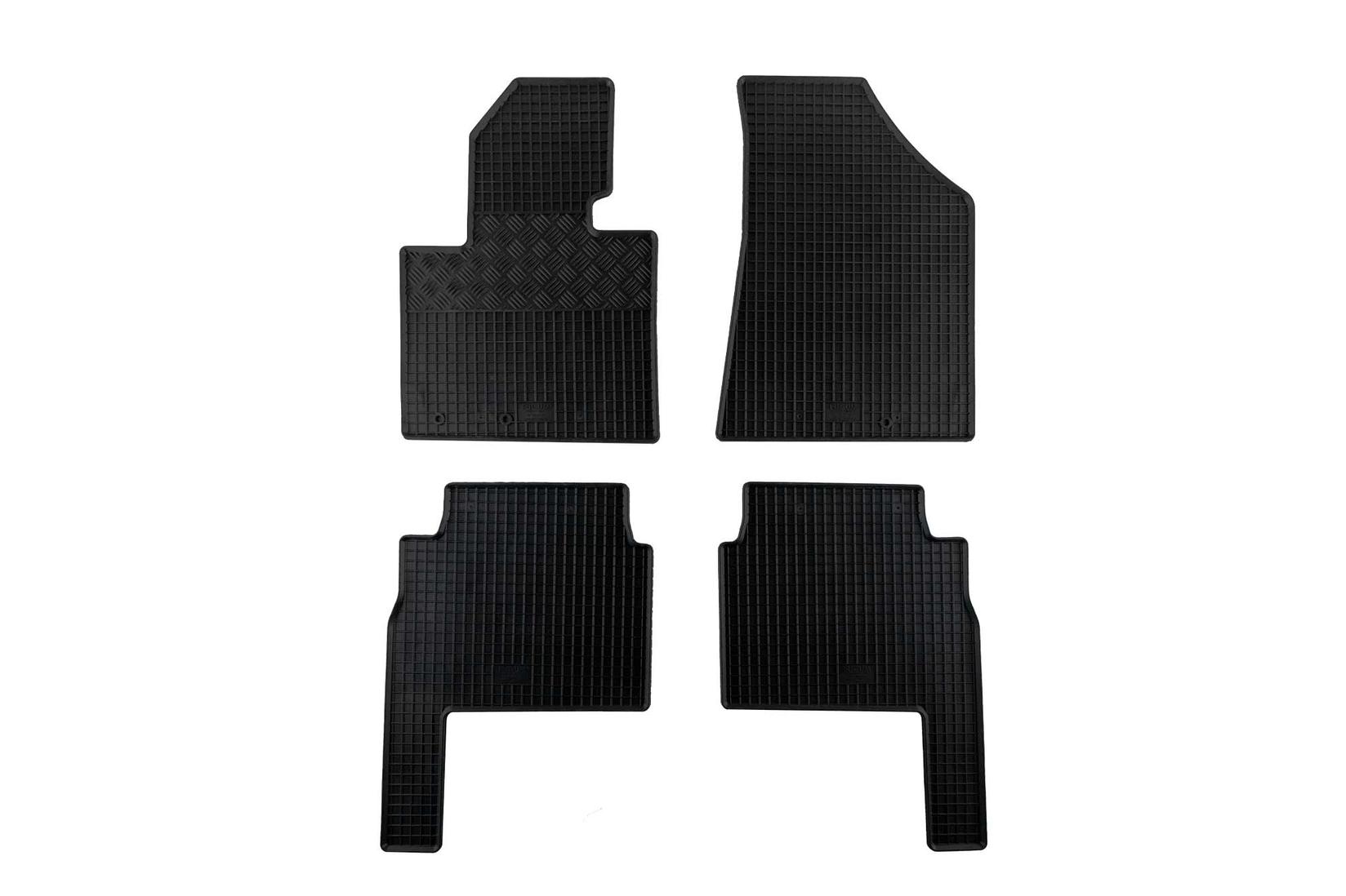 RIGUM Гумени патосници за Kia Sorento по 2009 година 5 места 4 дела црни