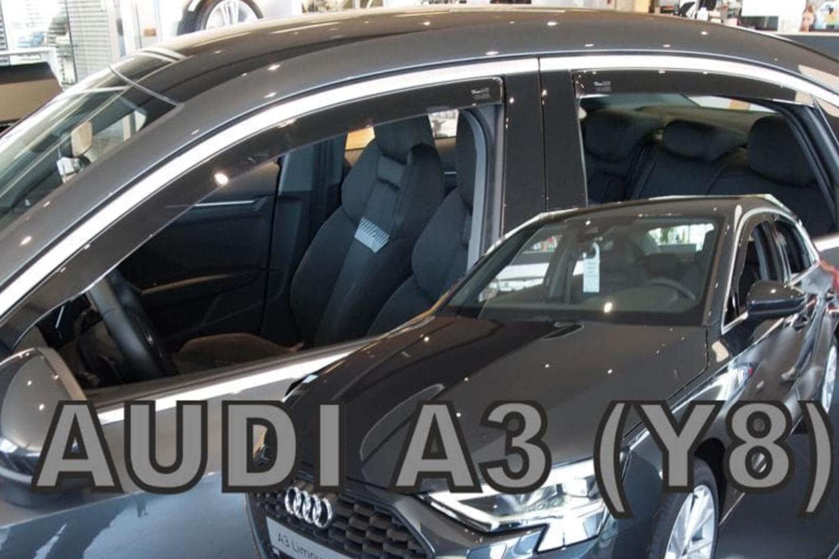 HEKO Комплет ветробрани Heko за Audi A3 седан по 2020 , затемнети, 4 бројки