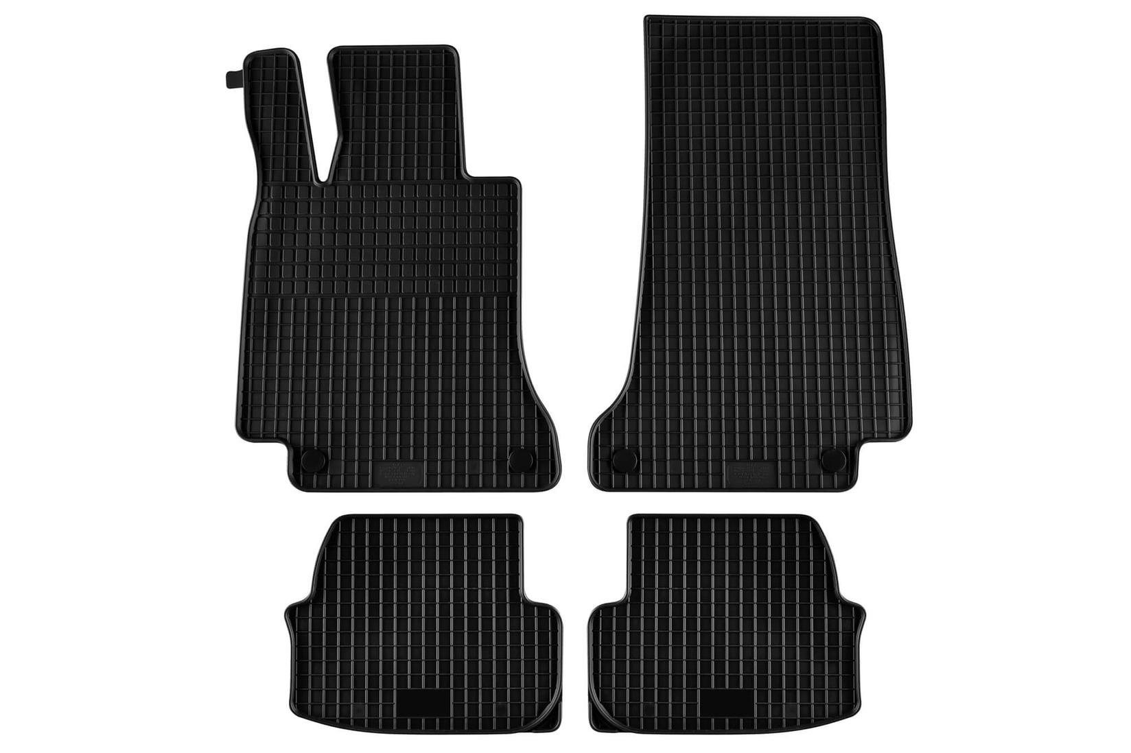 PETEX Гумени патосници за Mercedes C класа C205 купе A205 кабрио по 2015 година 4 дела црни