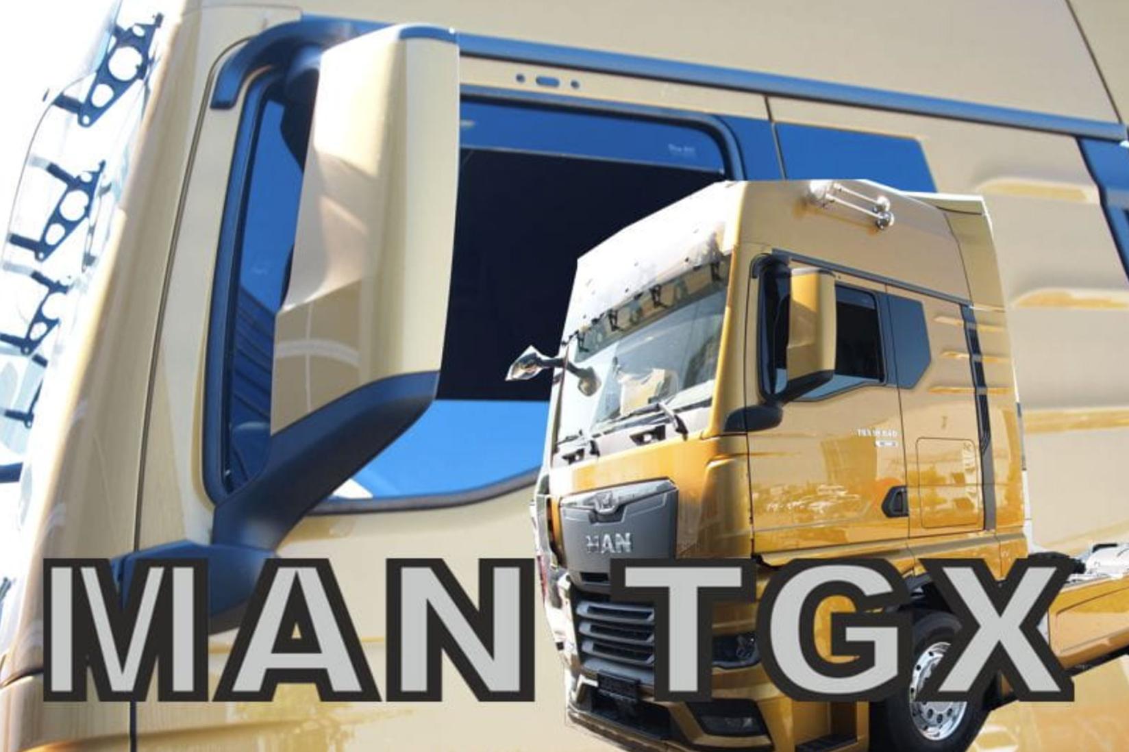 HEKO Ветробрани за камион Man TGX по 2020 година, затемнети, 2 бројки
