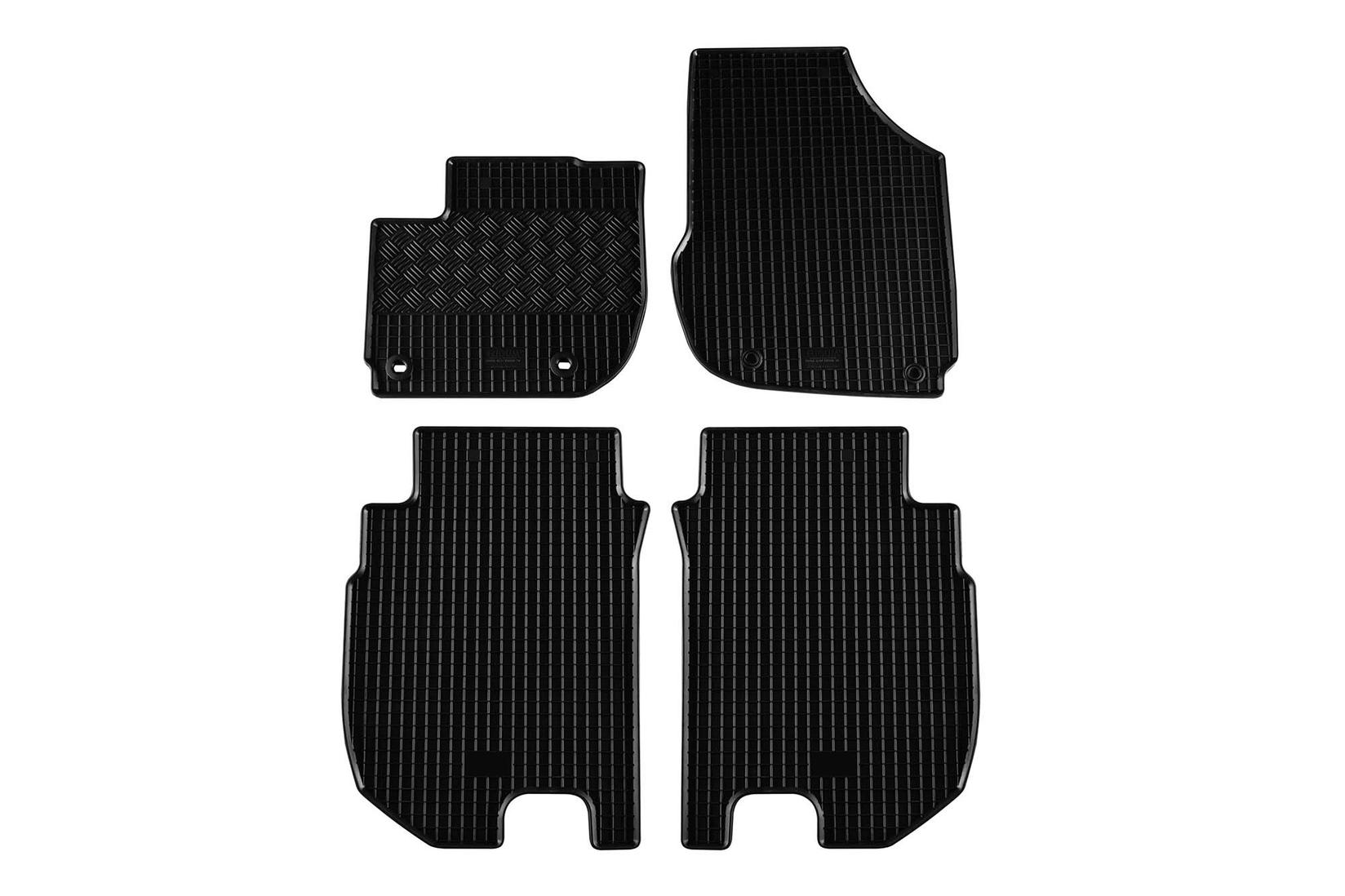 RIGUM Гумени патосници за Honda Jazz Crosstar Jazz Hybrid по 2020 година 4 дела црни