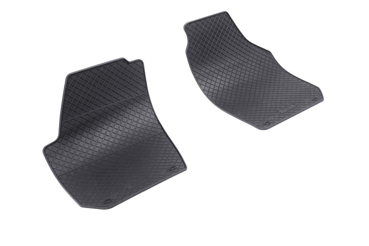 RIGUM Гумени патосници за Skoda Roomster Praktik по 2006 година Design 2 места 2 дела црни