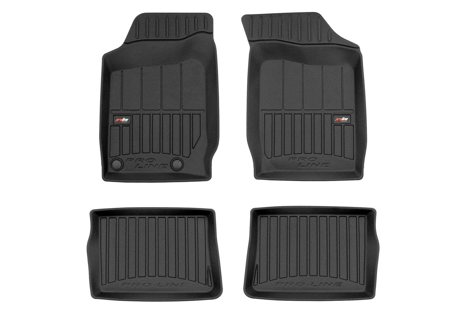 FROGUM 3D Гумени патосници за Renault Thalia 2001-2012 4 дела црни