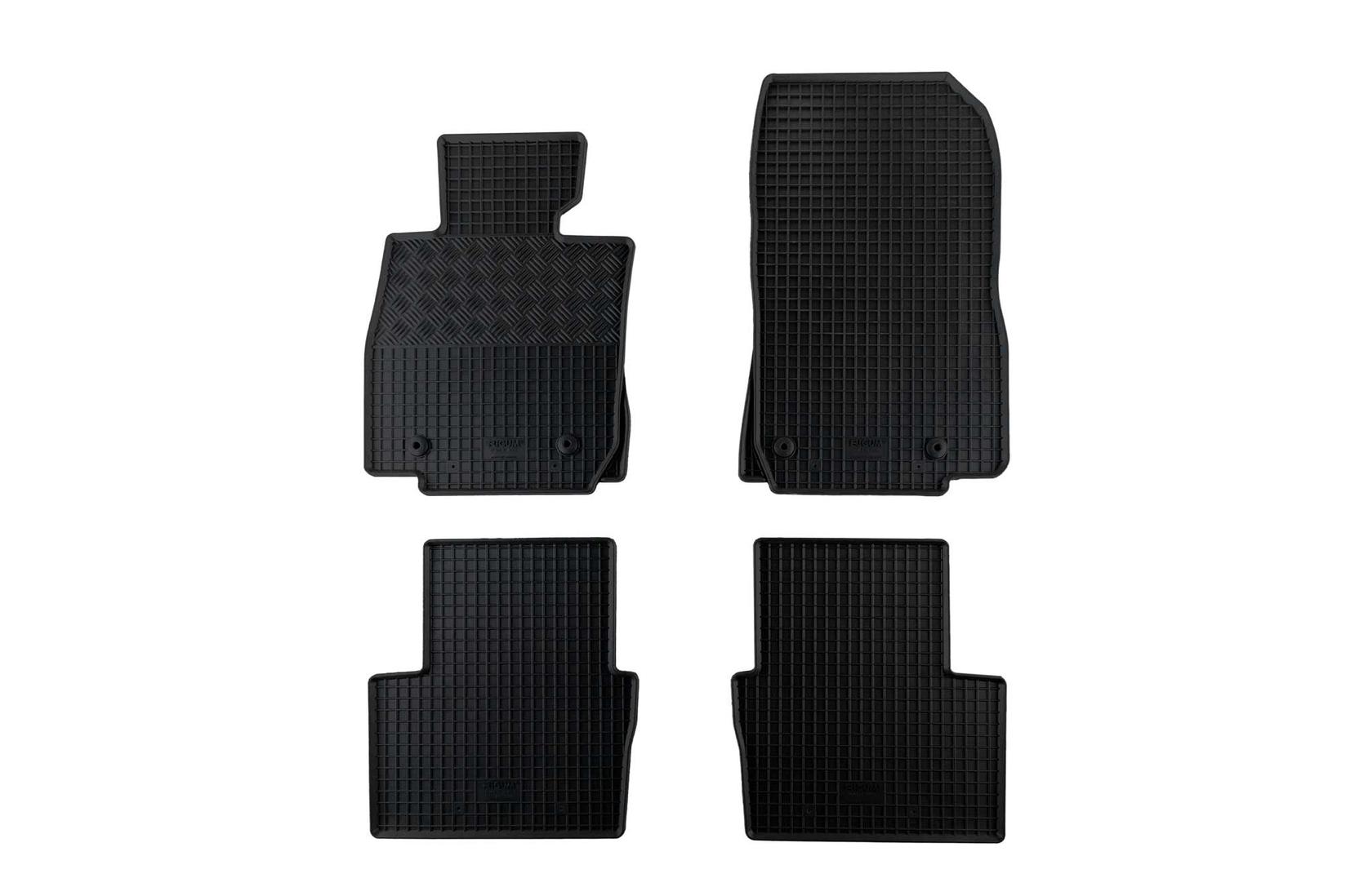 RIGUM Гумени патосници за Mazda 2 CX-3 по 2015 година 4 дела црни