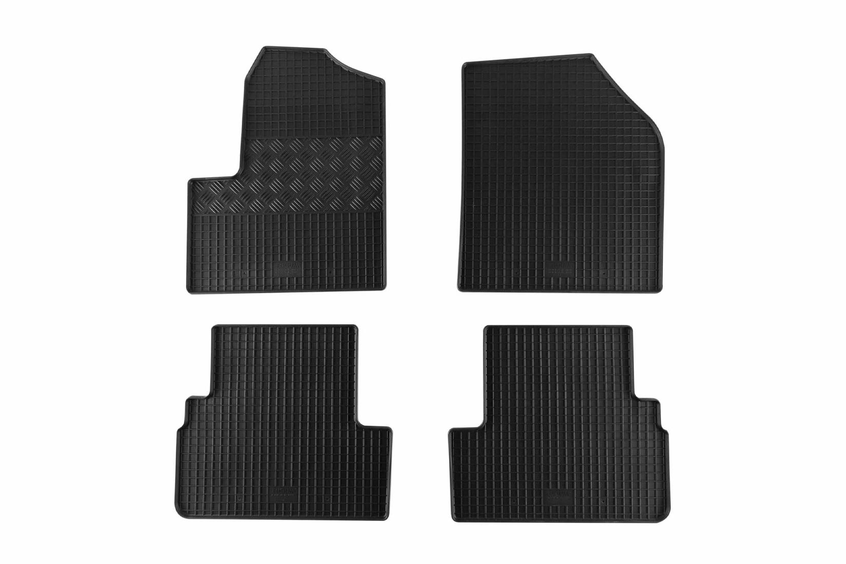 RIGUM Гумени патосници за Ford Tourneo Transit Connect по 2003 година 5 места 4 дела црни