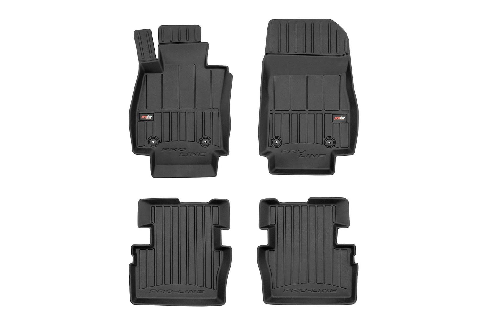 FROGUM 3D Гумени патосници за Mazda 2 по 2014 година 4 дела црни