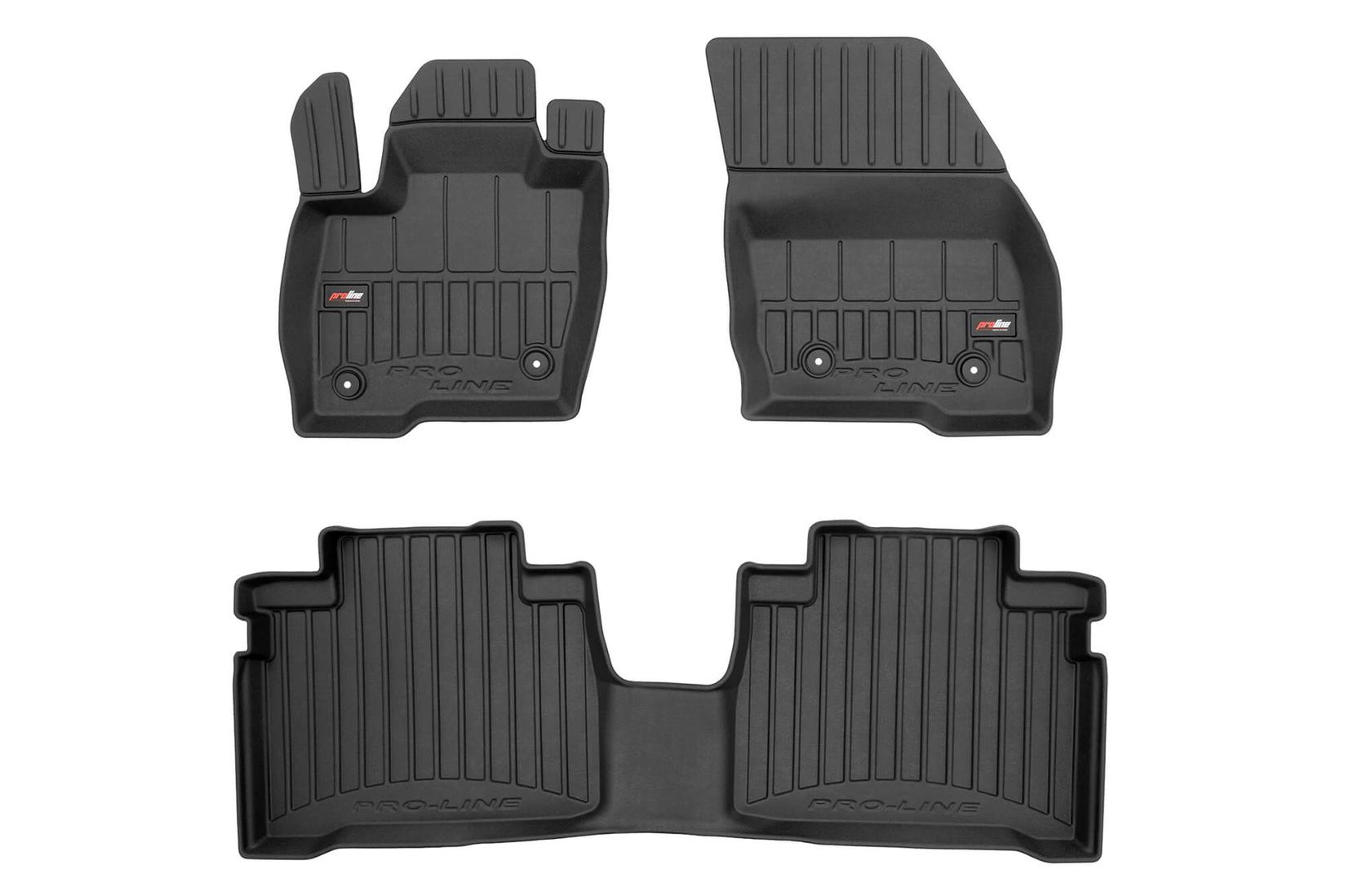 FROGUM 3D Гумени патосници за Ford S-max по 2015 година 3 дела црни