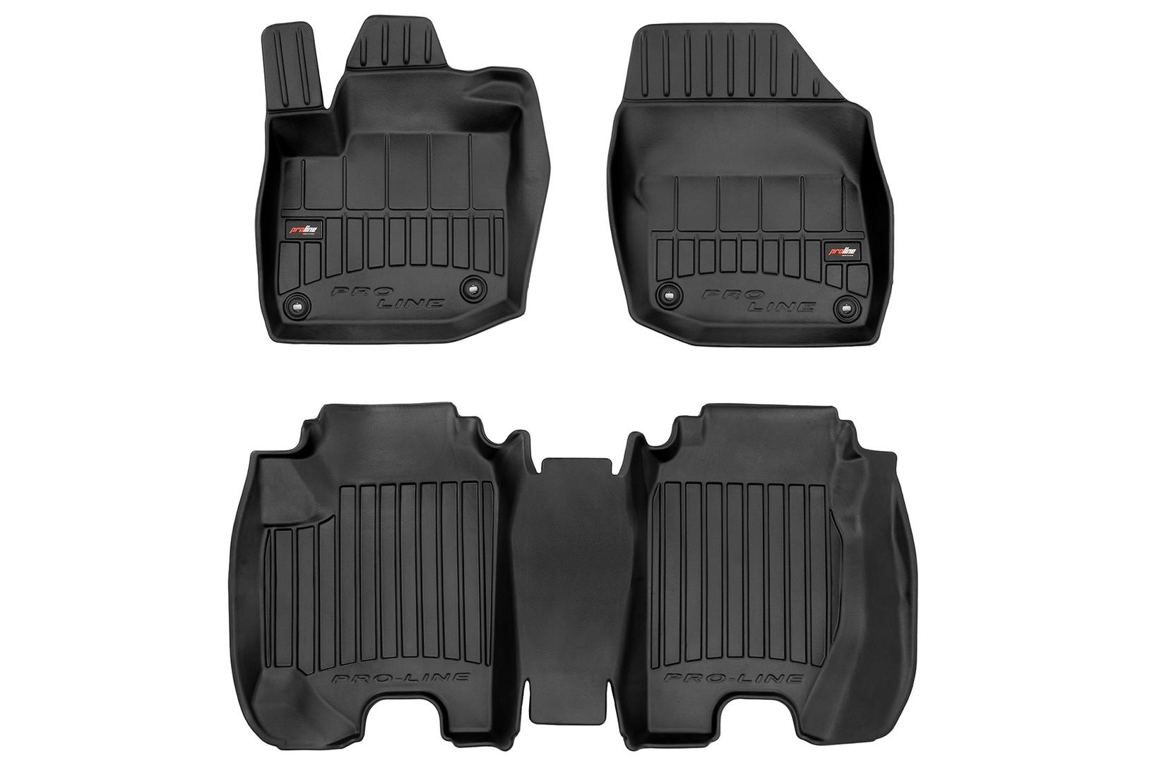 FROGUM 3D Гумени патосници за Honda Civic IX 2011-2016 3 дела црни