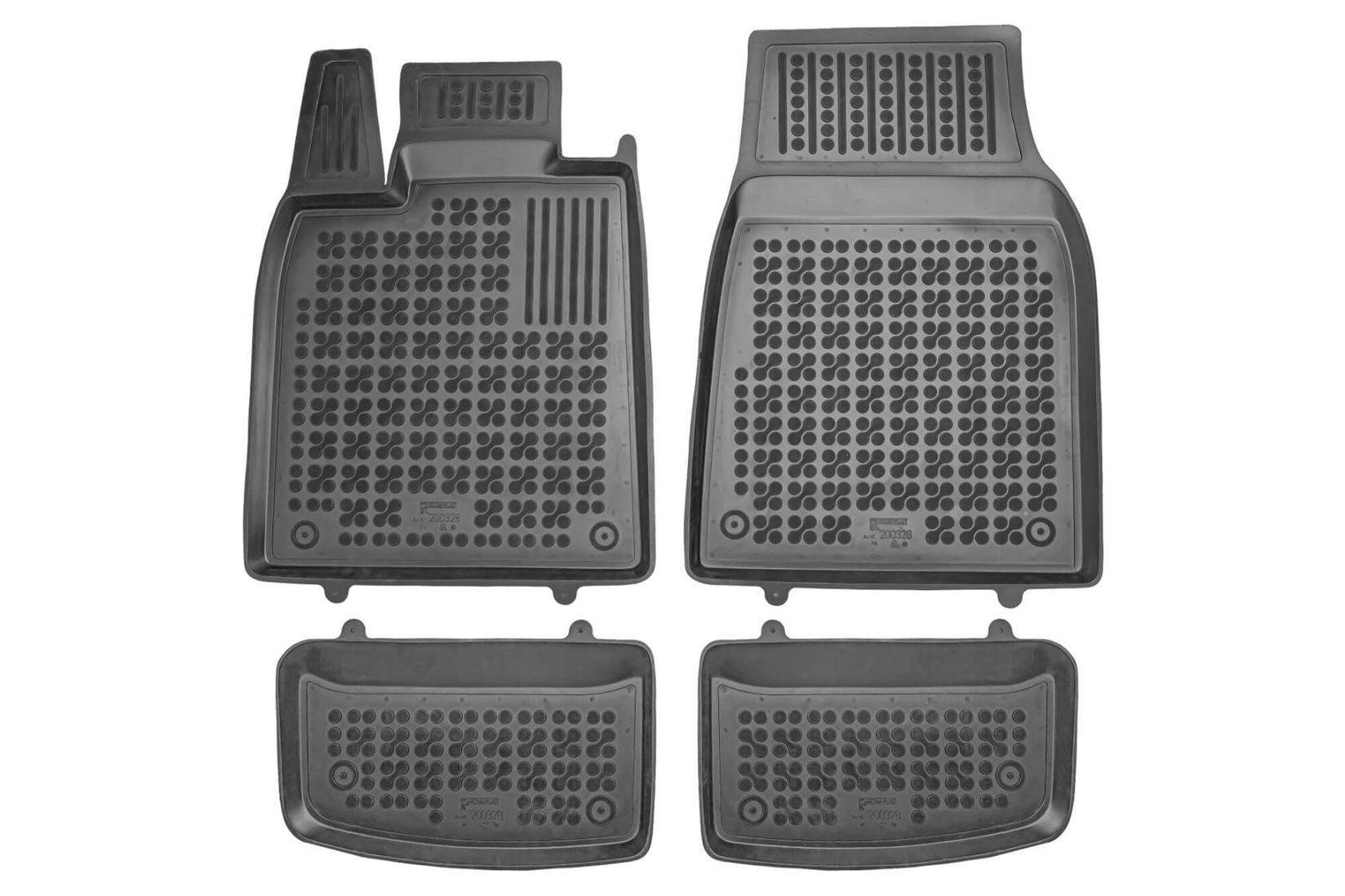 REZAW-PLAST Гумени патосници за Audi E-tron GT Quattro RS E-tron GT по 2021 година 4 дела црни