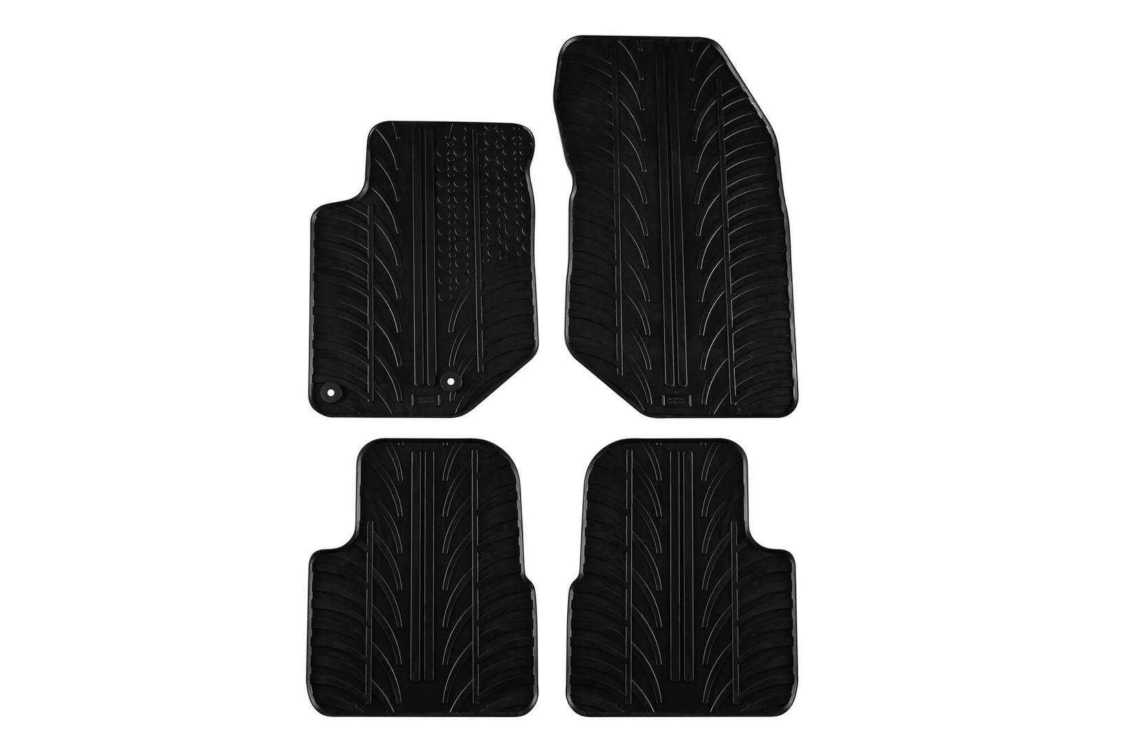 GLEDRING Гумени патосници за Citroen C4 хечбек по 2021 година 4 дела црни