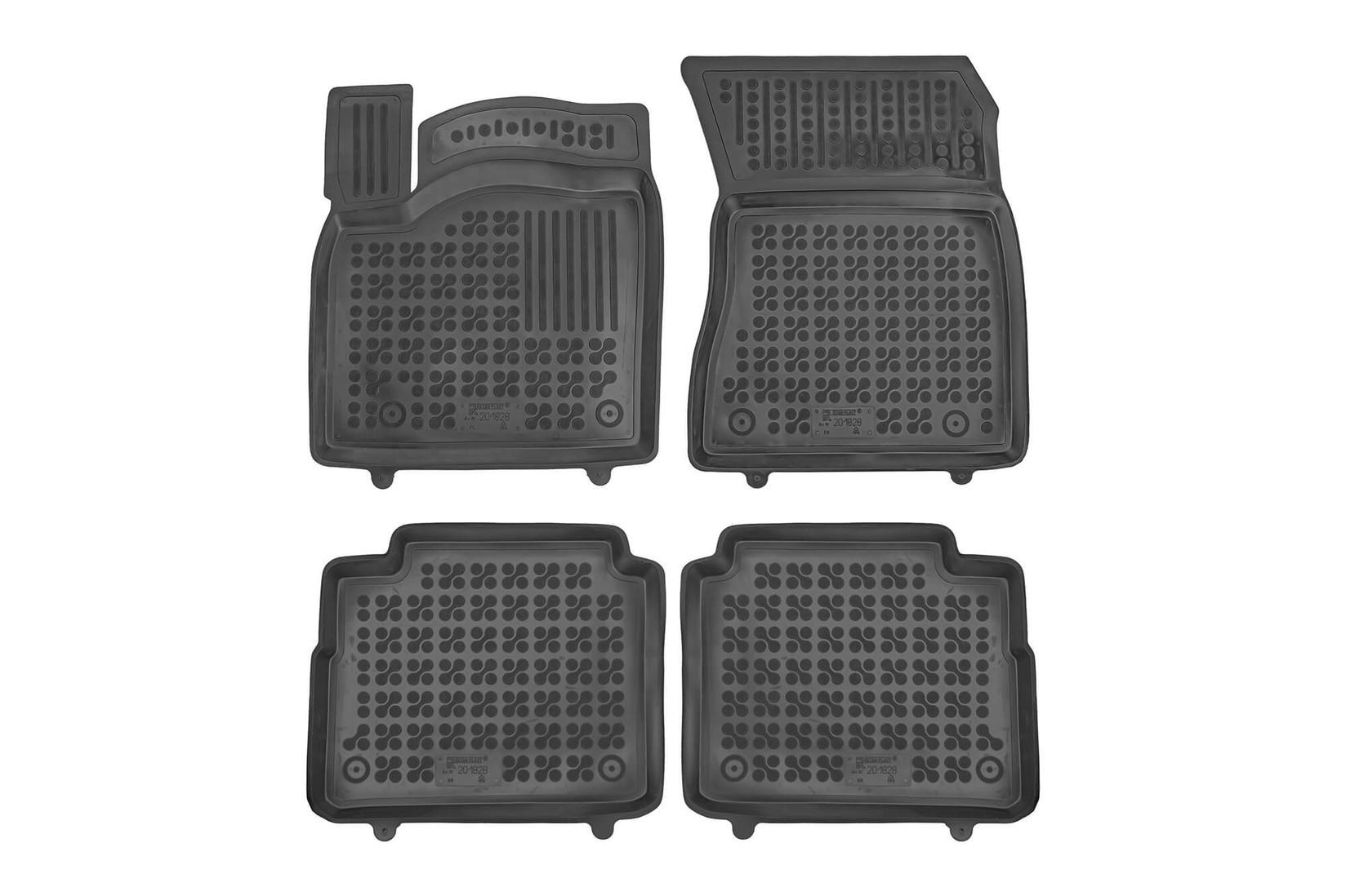 REZAW-PLAST Гумени патосници за Nissan X-Trail T33 E-Power 4x2, 4x4 по 2022 година, 5 места, 4 дела, црни