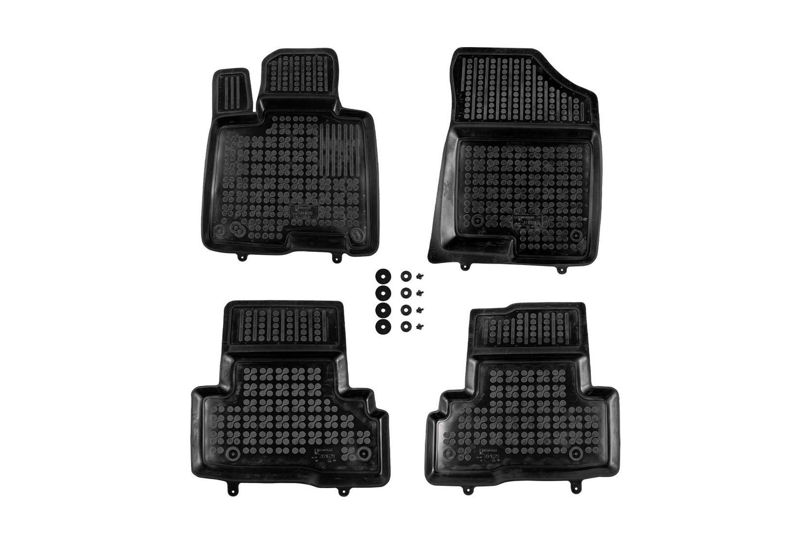 REZAW-PLAST Гумени патосници за Hyundai Tucson IV HEV PHEV по 2020 година 4 дела црни