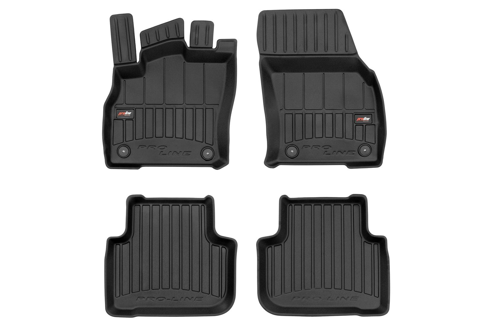 FROGUM 3D Гумени патосници за Audi Q3 II по 2018 година 4 дела црни