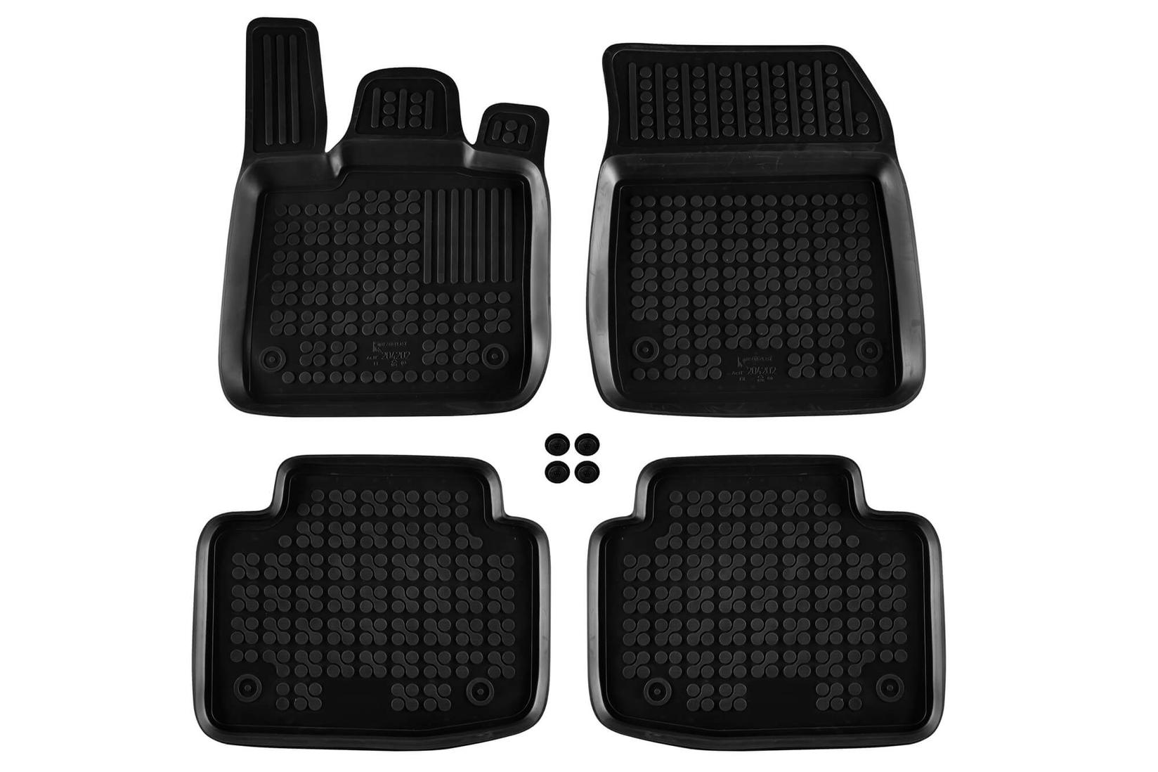 REZAW-PLAST Гумени патосници за Jaguar I-Pace по 2018 година 4 дела црни