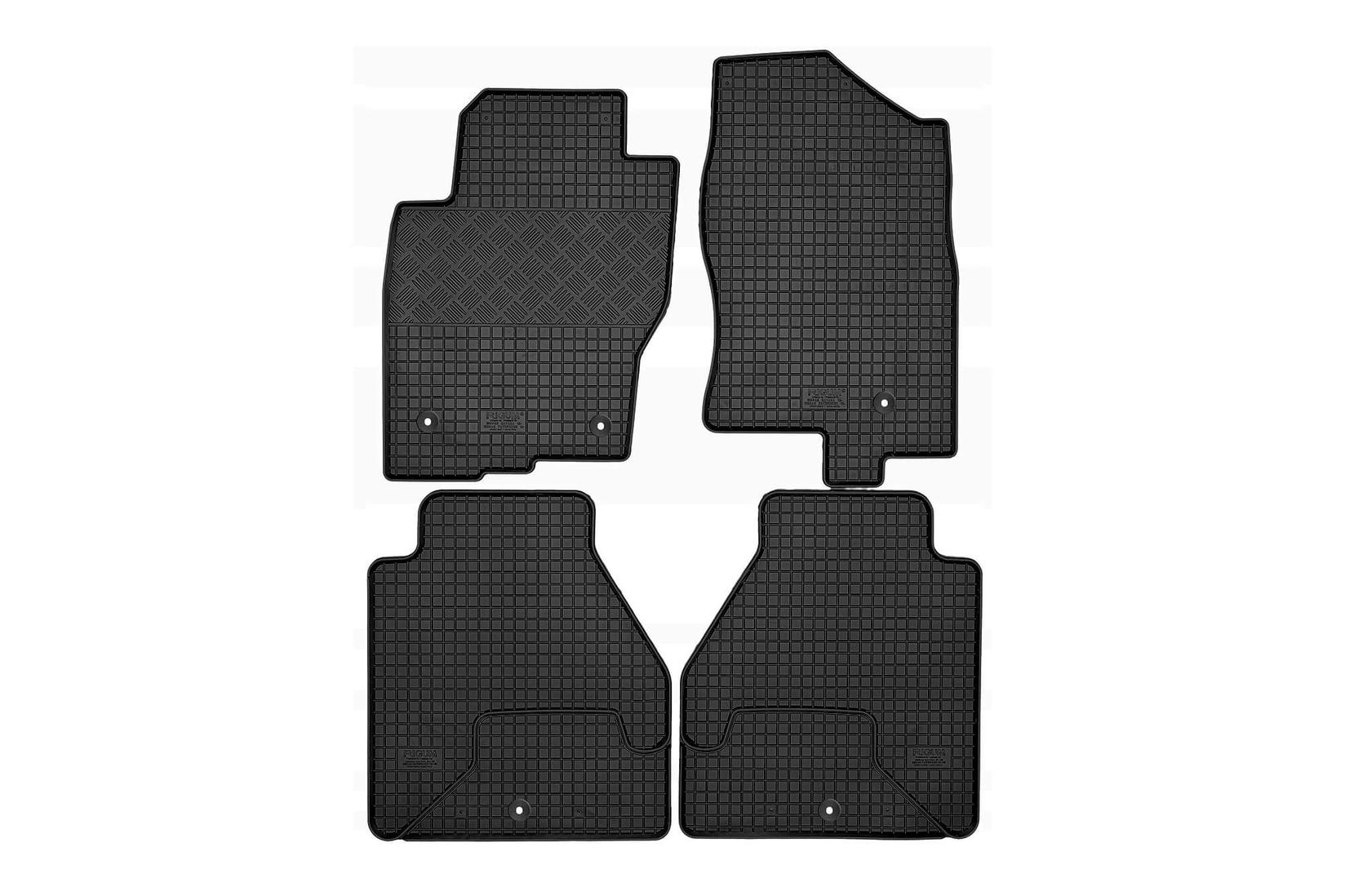 RIGUM Гумени патосници за Nissan Navara Pathfinder по 2010 година 4 дела црни