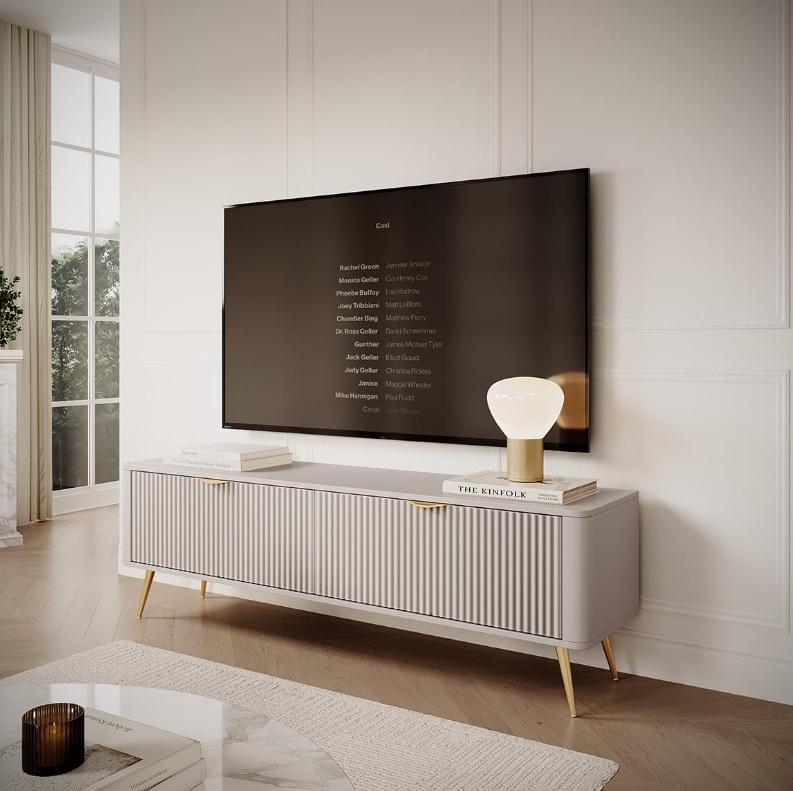 МЕБЕЛ ВИ Тв комода ланте 163 крем