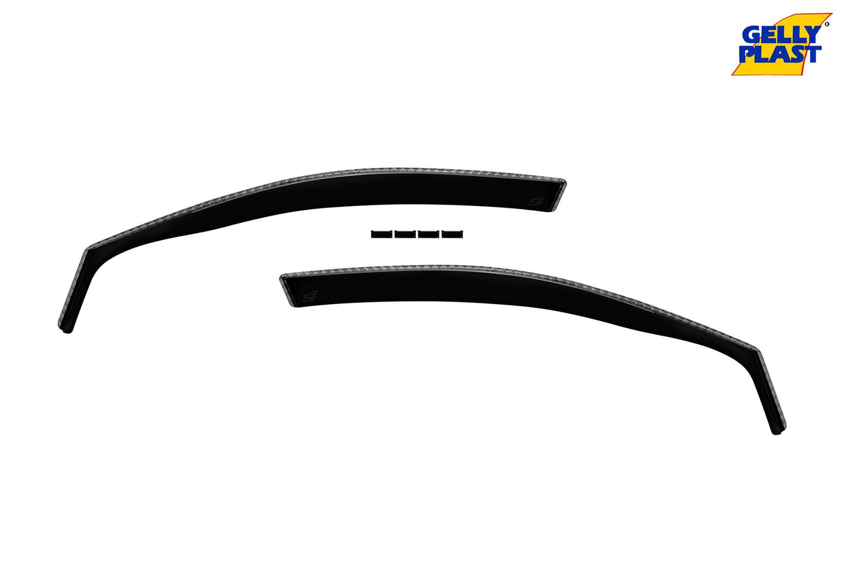 GELLYPLAST Предни ветробрани Gelly Plast за Seat Ibiza 2002-2008 со 5 врати, црни 2 бројки