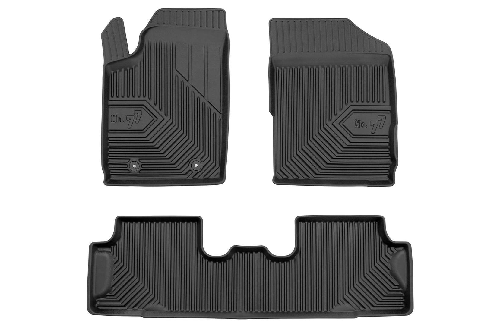 FROGUM 2.5D Гумени патосници модел 77 за Peugeot Partner 1996-2010 4 дела црни