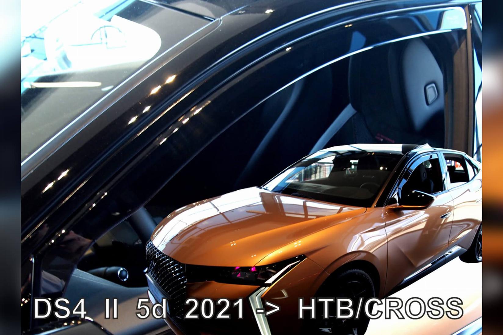 HEKO Предни ветробрани за Citroen DS4 хечбек, DS4 Cross по 2021 година со 5 врати, затемнети, 2 бројки