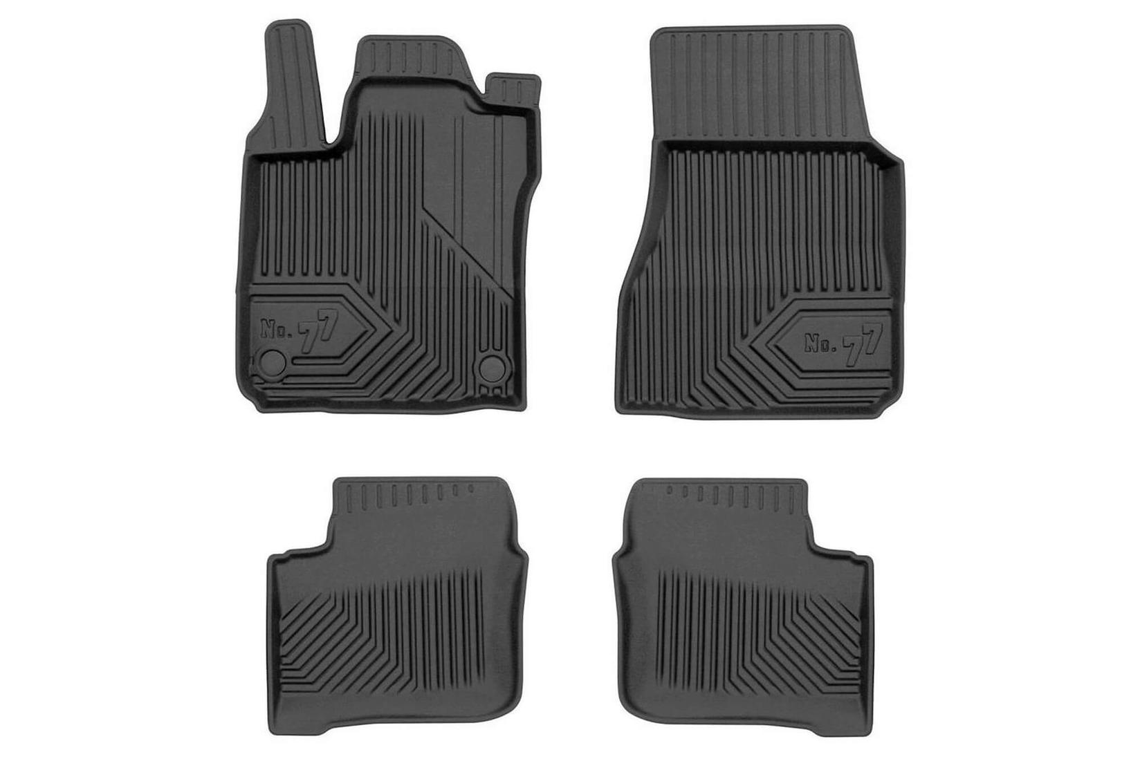 FROGUM 2.5D Гумени патосници модел 77 за Smart Forfour по 2014 година 4 дела црни