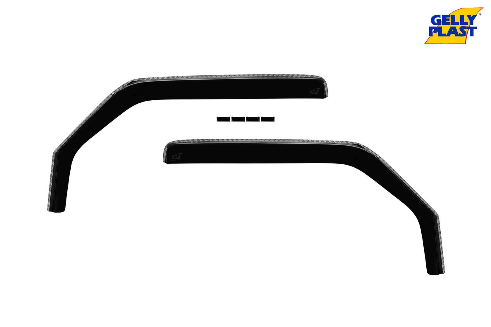 GELLYPLAST Предни ветробрани Gelly Plast за Suzuki Jimny 1998-2018, црни 2 бројки