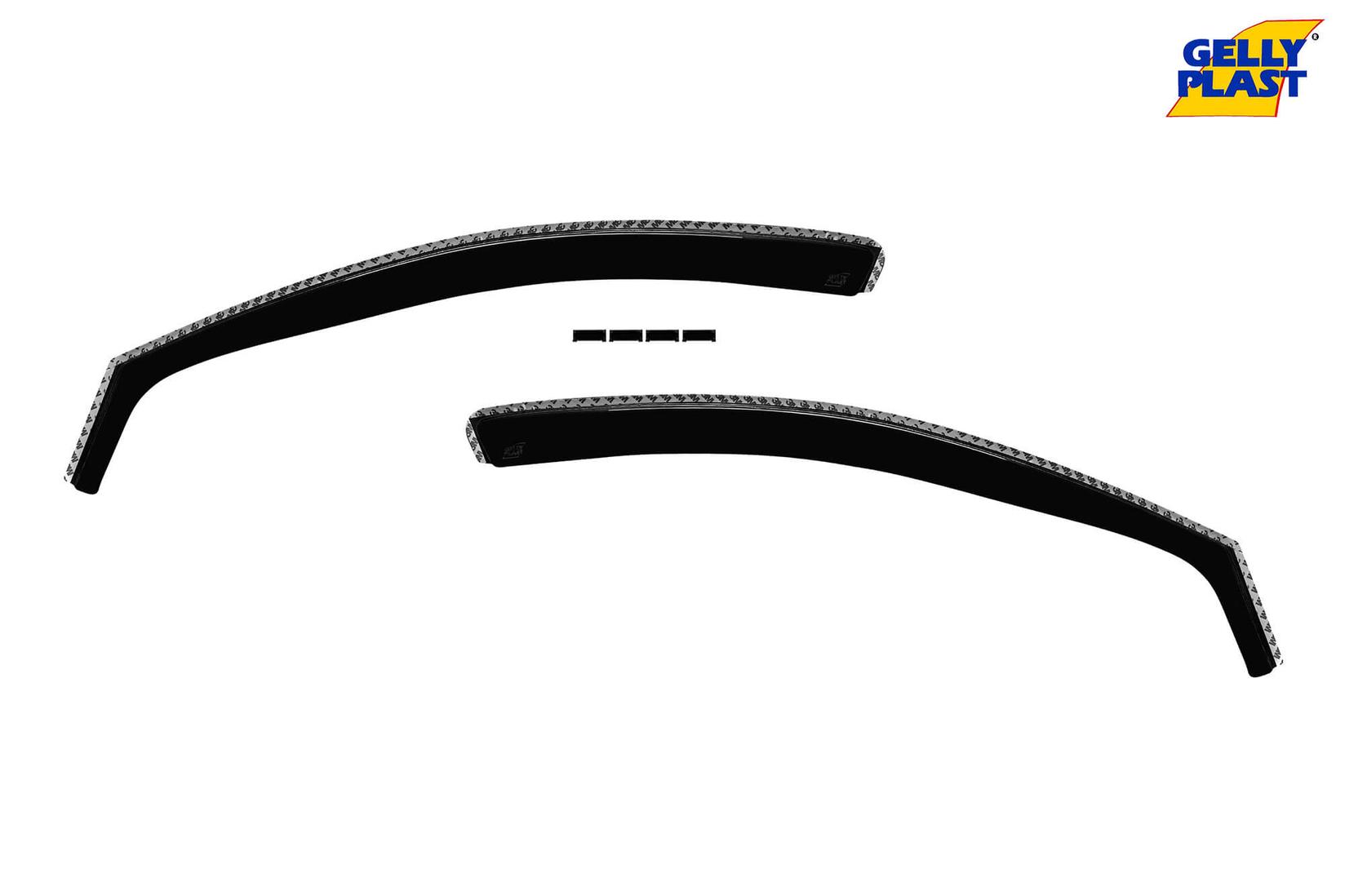 GELLYPLAST Предни ветробрани Gelly Plast за Mazda 2 по 2014  со 5 врати, црни 2 бројки