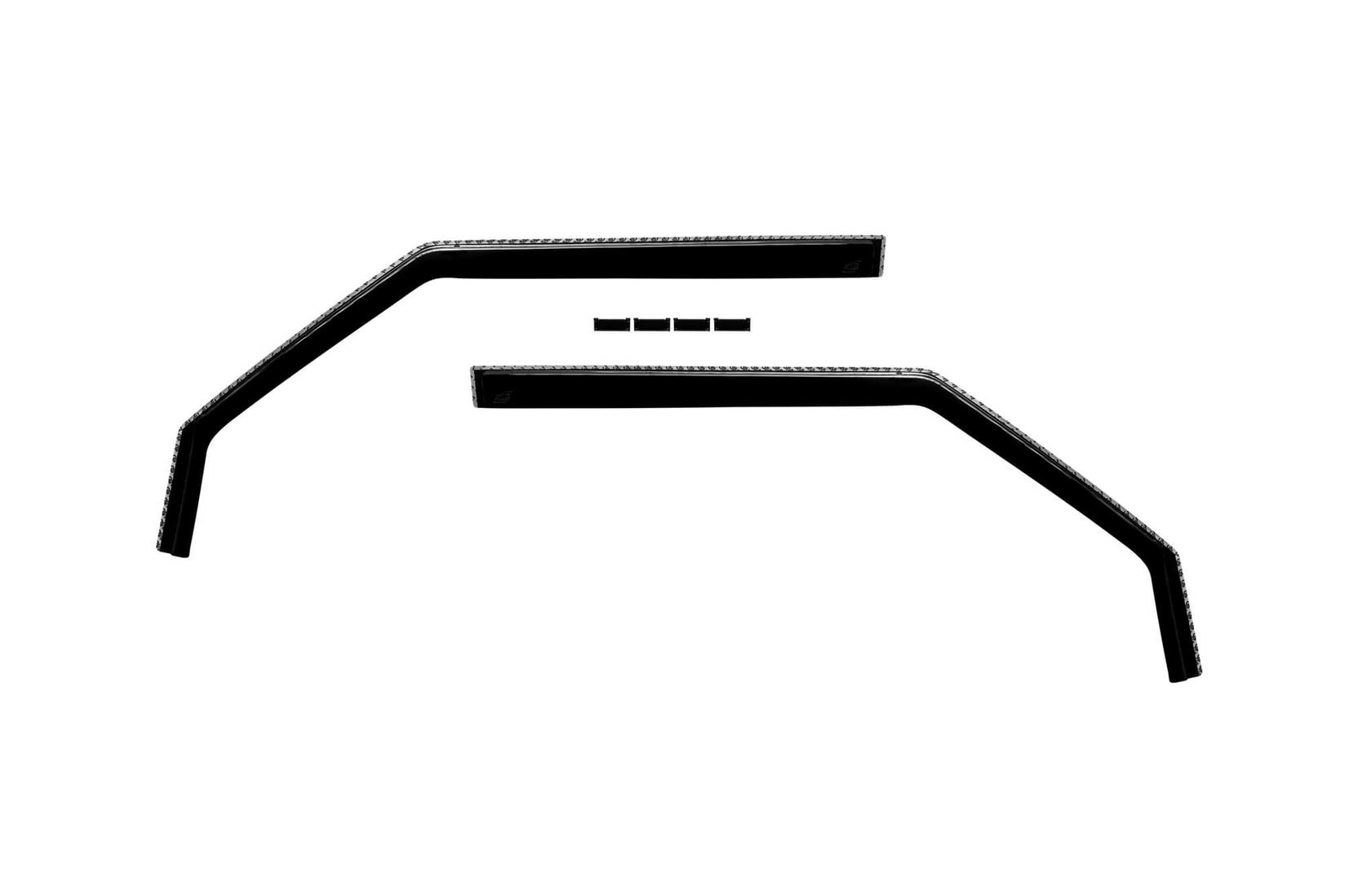 GELLYPLAST Предни ветробрани Gelly Plast за Suzuki Swift 2010-2017 со 2 врати, црни 2 бројки