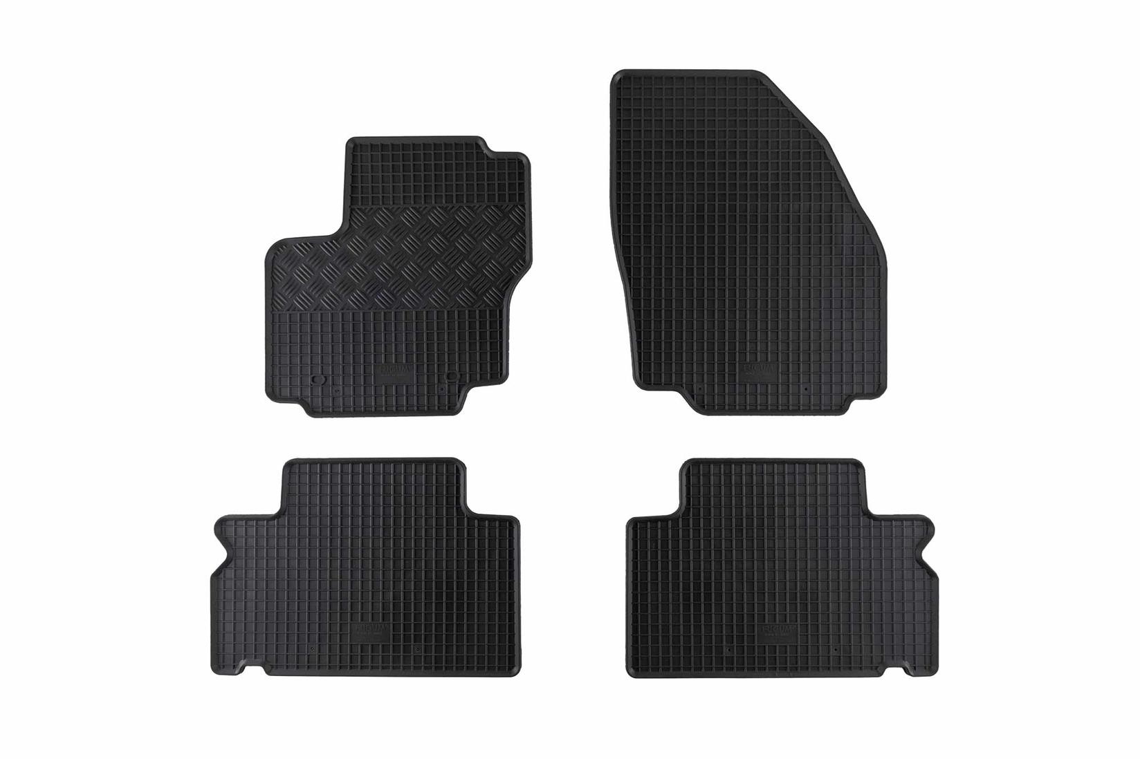 RIGUM Гумени патосници за Ford GalaxyS-Max по 2007 година 5 места 4 дела црни