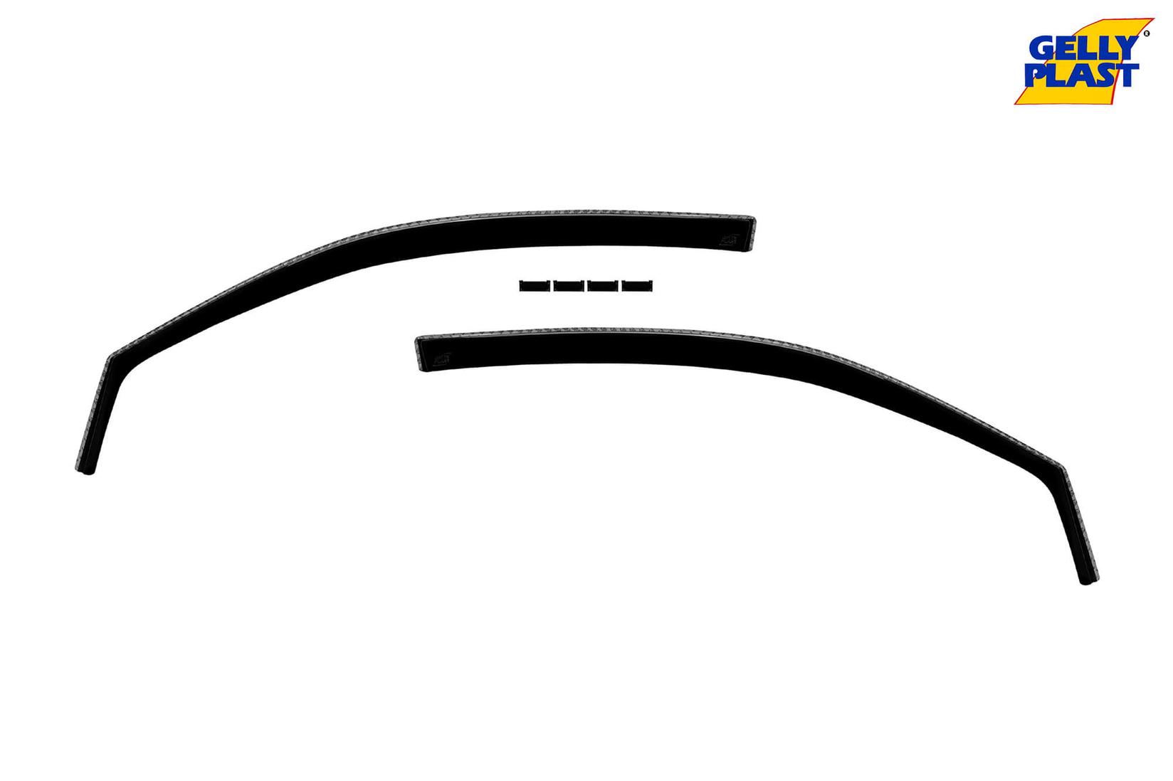 GELLYPLAST Предни ветробрани Gelly Plast за VW Polo 2002-2009 со 3 врати, црни 2 бројки