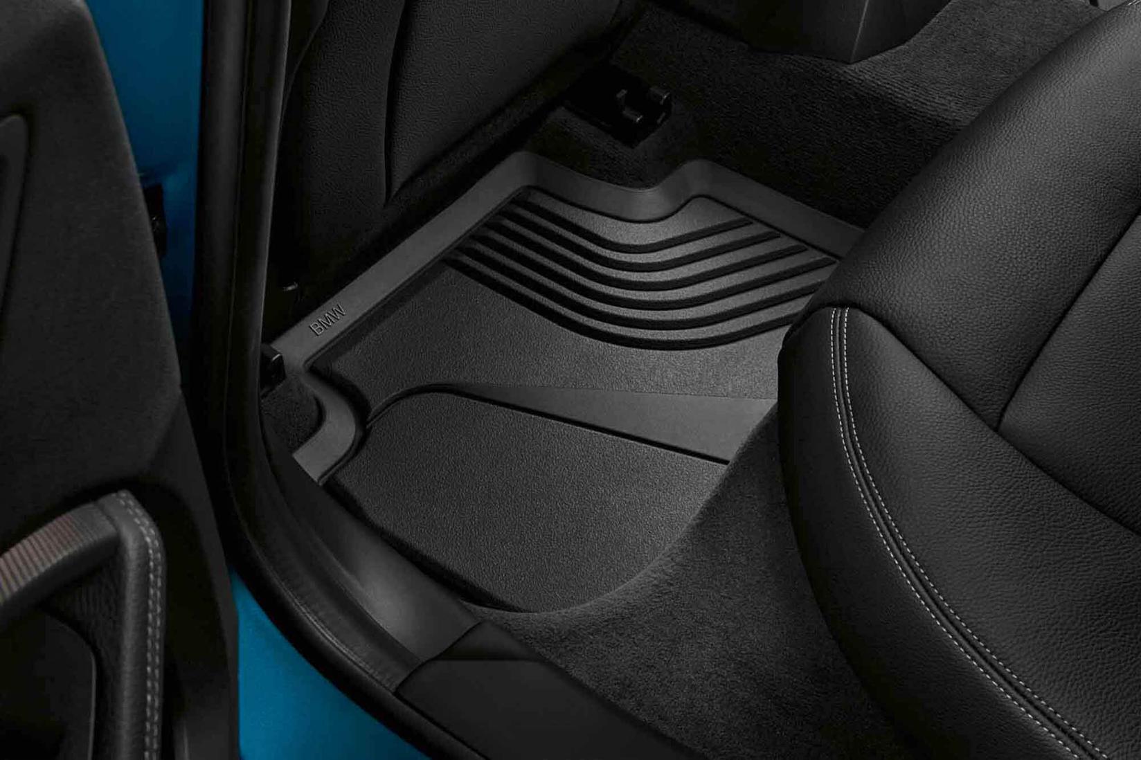 BMW Задни Гумени патосници за BMW серија 1 F40 серија 2 F44 Gran Coupe по 2018 година 2 дела црни