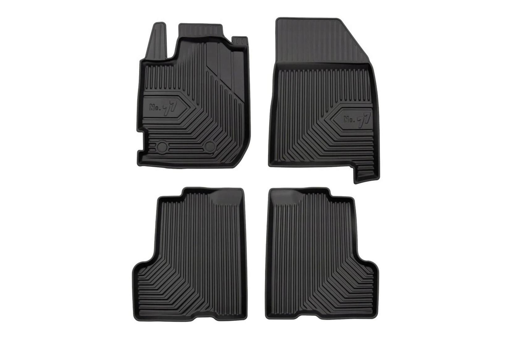 FROGUM 2.5D Гумени патосници модел 77 за Dacia Duster по 2017 година 4 дела црни