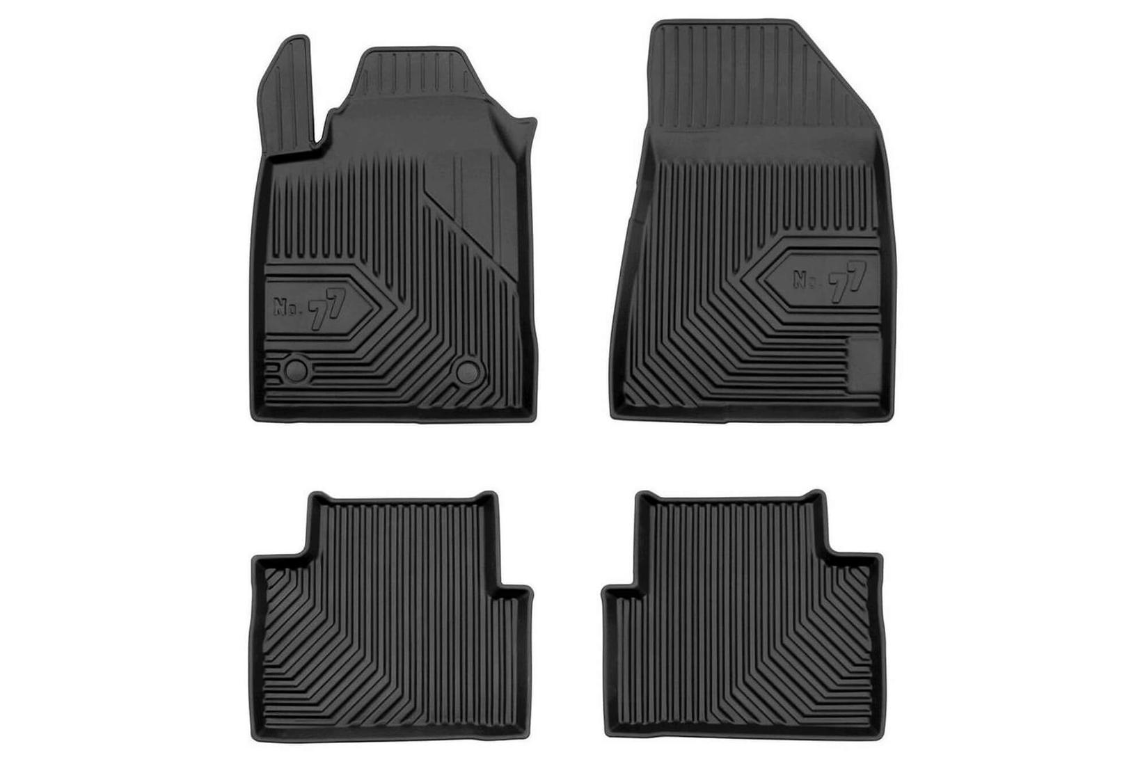 FROGUM 2.5D Гумени патосници модел 77 за Alfa Romeo Giulietta 2010-2020 4 дела црни