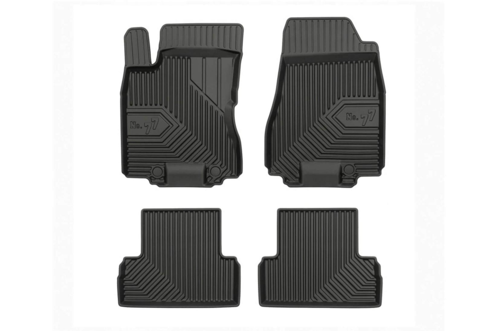 FROGUM 2.5D Гумени патосници модел 77 за Nissan X-Trail T31 2008-2013 4 дела црни