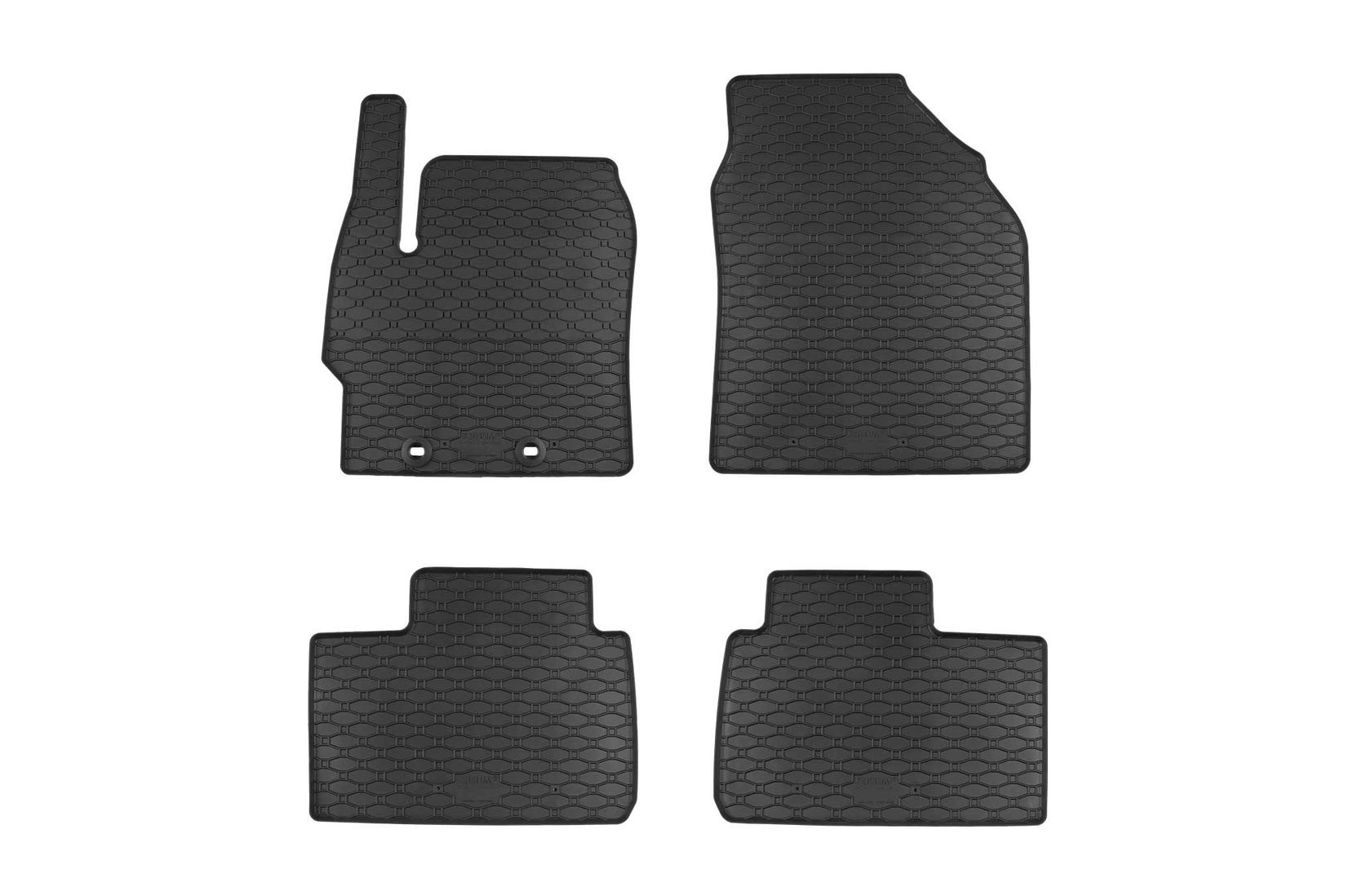 RIGUM Гумени патосници за Toyota Aygo X по 2022 година 4 дела црни