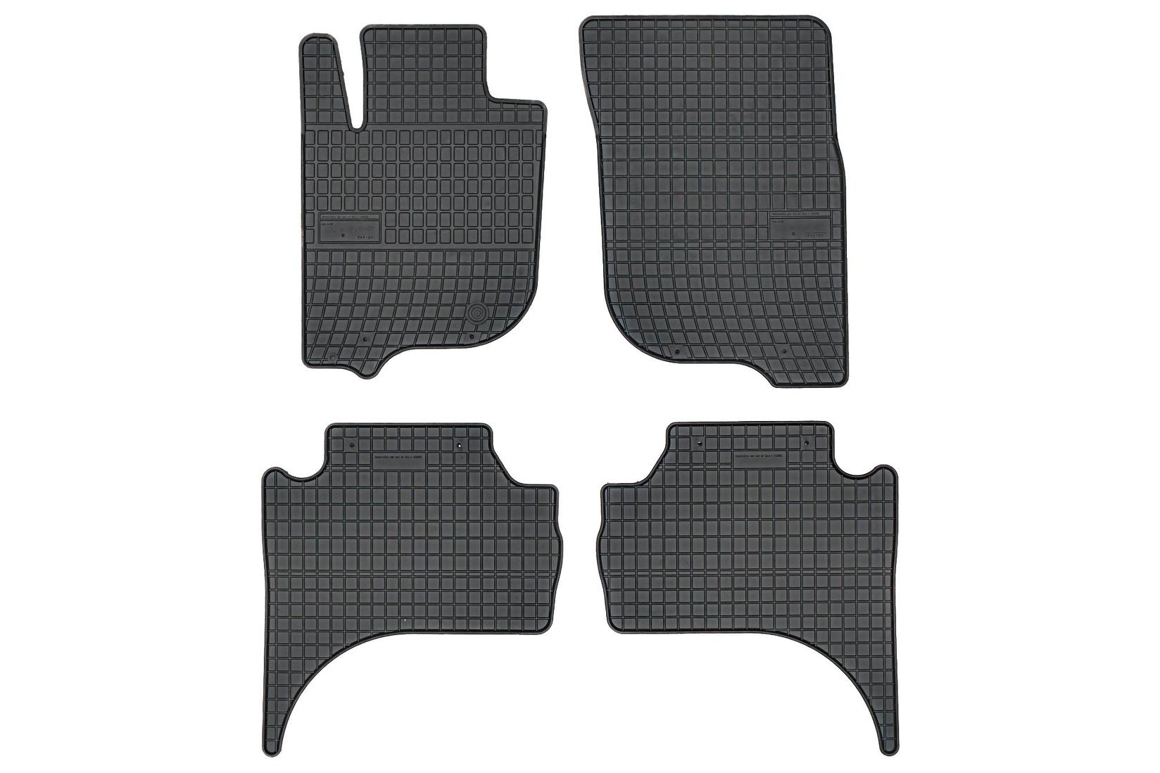 FROGUM Гумени патосници за Mitsubishi L200 по 2019 година 4 дела црни