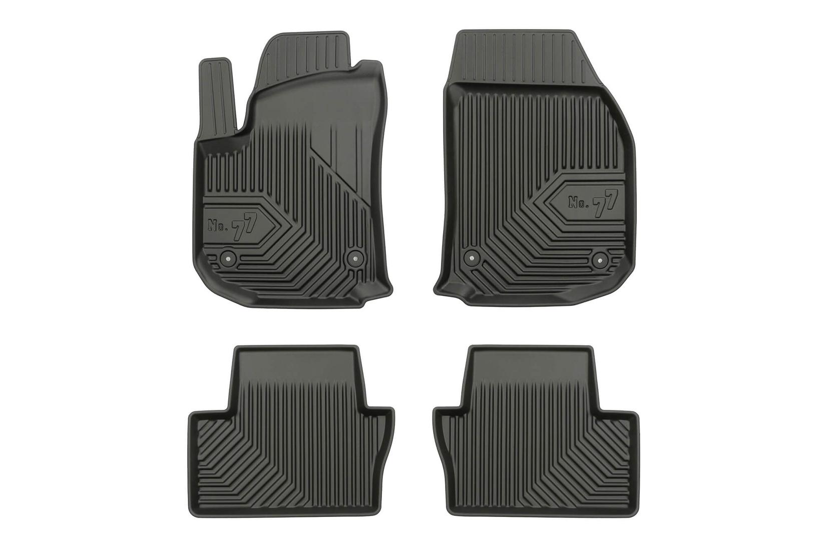 FROGUM 2.5D Гумени патосници модел 77 за Opel Zafira B 2005-2014 4 дела црни