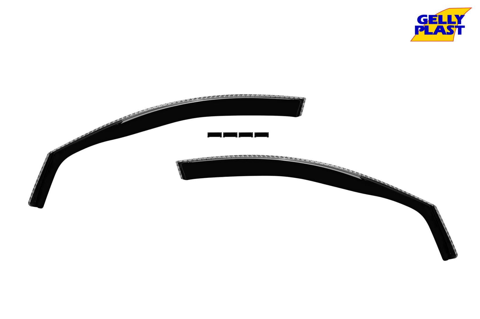 GELLYPLAST Предни ветробрани Gelly Plast за Opel Astra G 1998-2009 со 4/5 врати, црни 2 бројки
