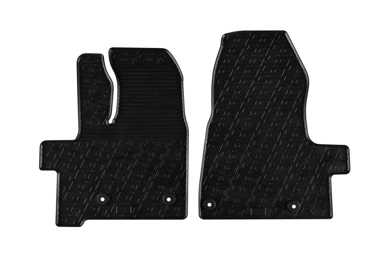 GLEDRING Гумени патосници за Ford Tourneo Custom по 2018 година за верзија со автоматски менувач 2 дела црни