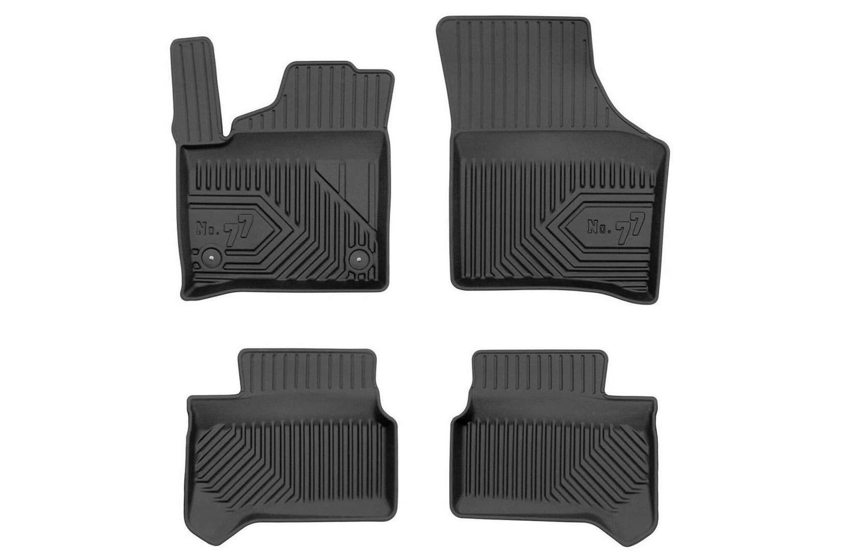 FROGUM 2.5D Гумени патосници модел 77 за Skoda Citigo-e IV по 2019 година 4 дела црни