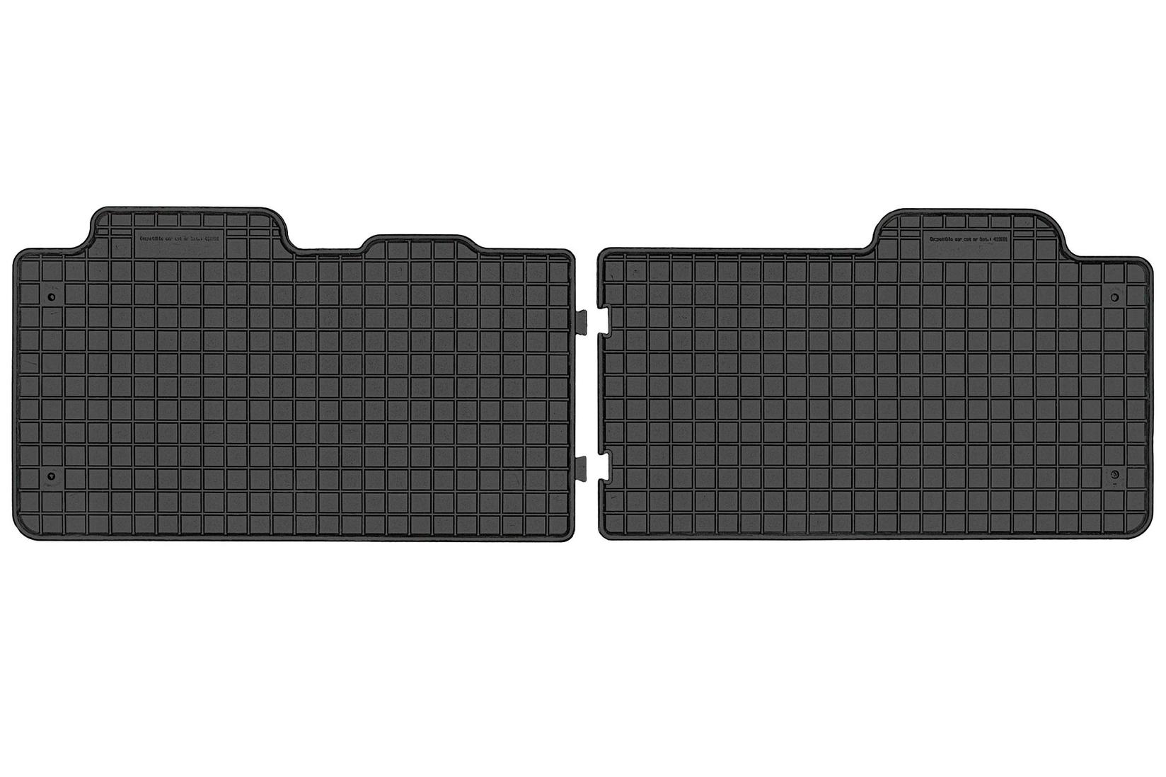 FROGUM Гумени патосници за Peugeot Traveller по 2016 година задни 2 дела црни