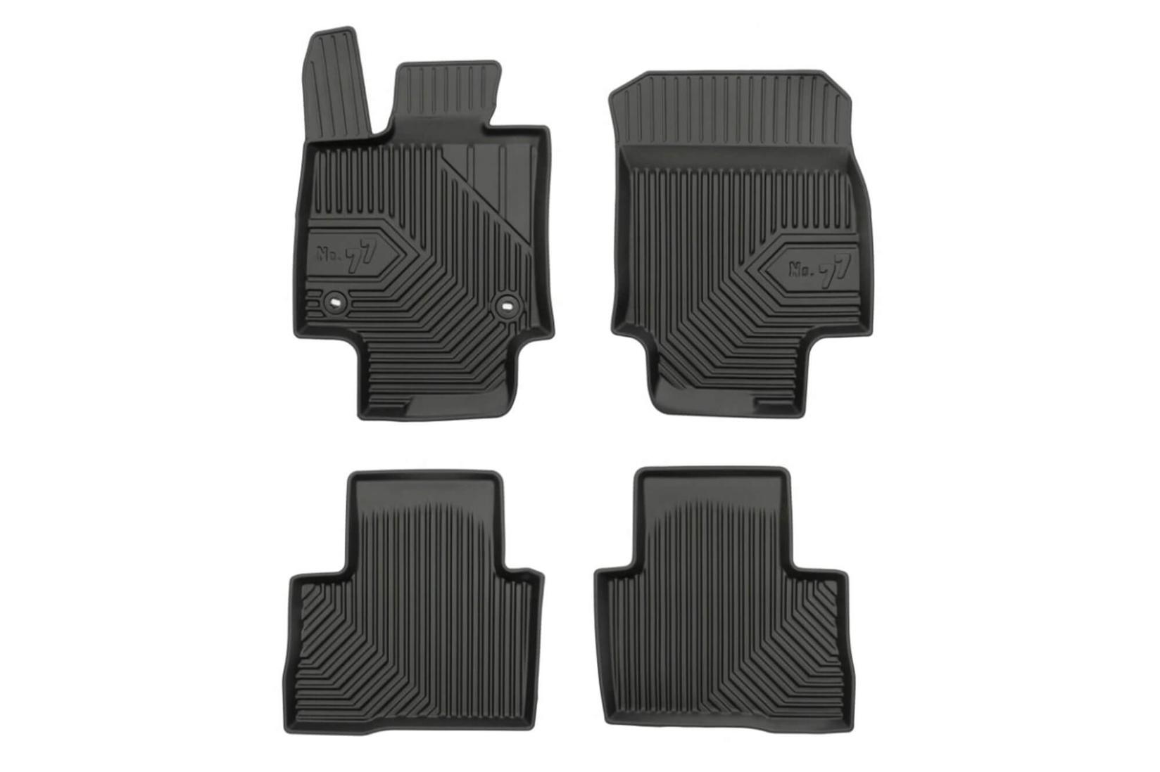 FROGUM 2.5D Гумени патосници модел 77 за Toyota Rav4 хибрид по 2018 година 4 дела црни