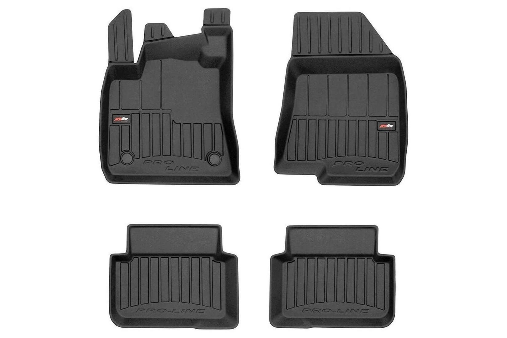 FROGUM 3D Гумени патосници за Dacia Logan по 2020 година 4 дела црни