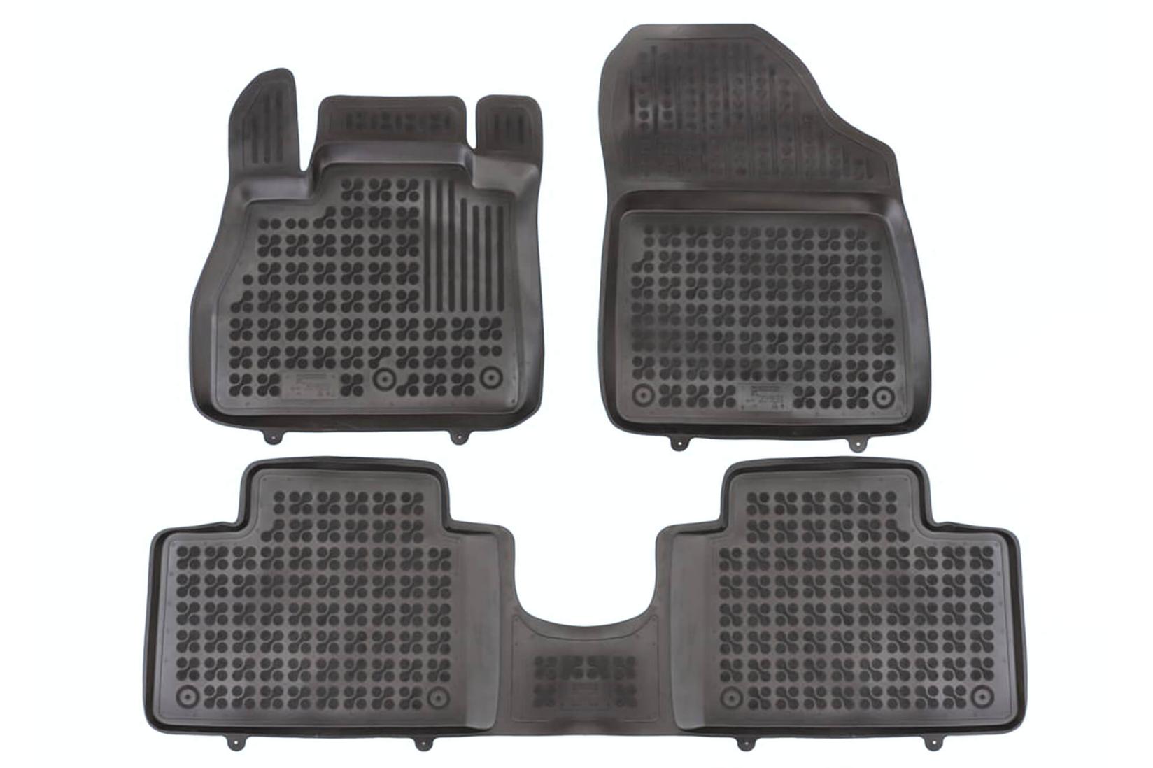 REZAW-PLAST Гумени патосници за Renault Grand Scenic по 2016 година 3 дела црни