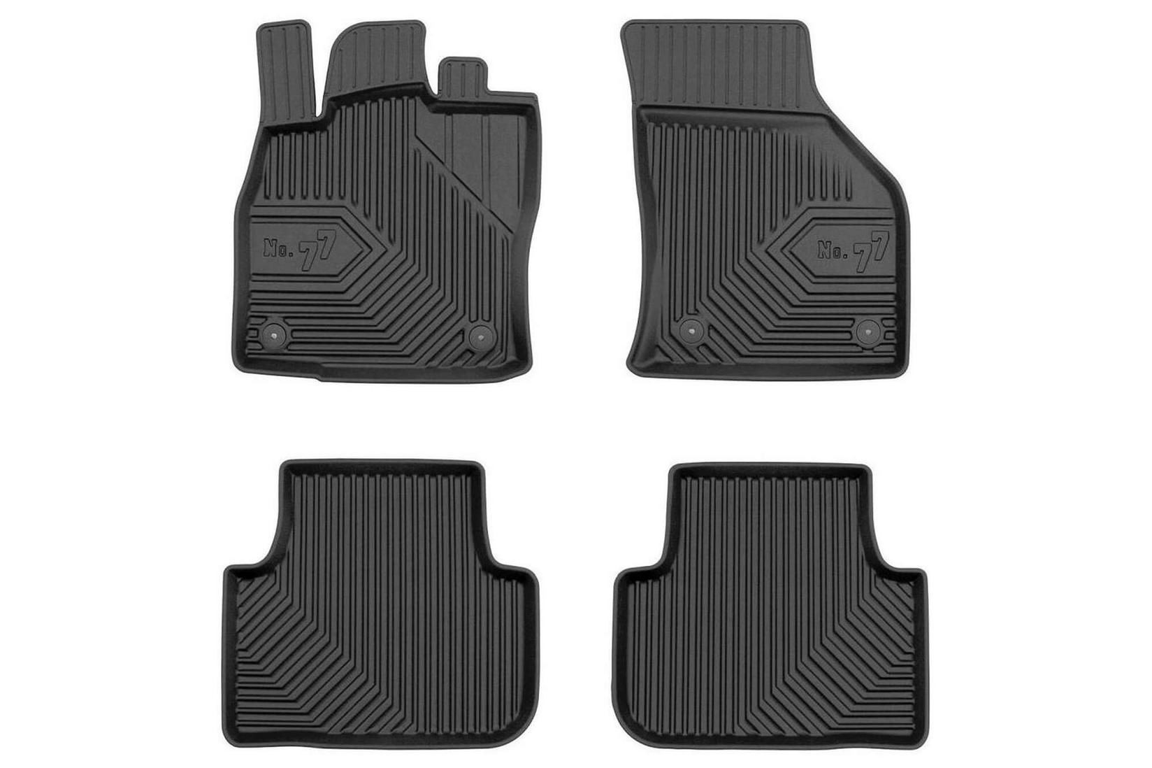 FROGUM 2.5D Гумени патосници модел 77 за VW Golf Sportvan по 2014 година 4 дела црни