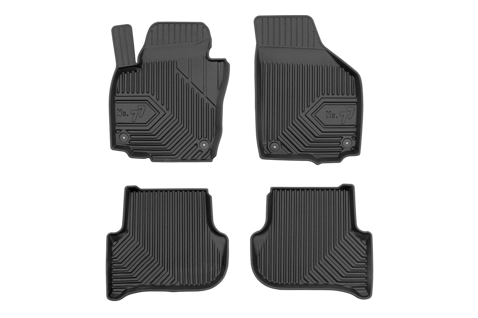 FROGUM 2.5D Гумени патосници модел 77 за Skoda Yeti 2009-2017 4 дела црни