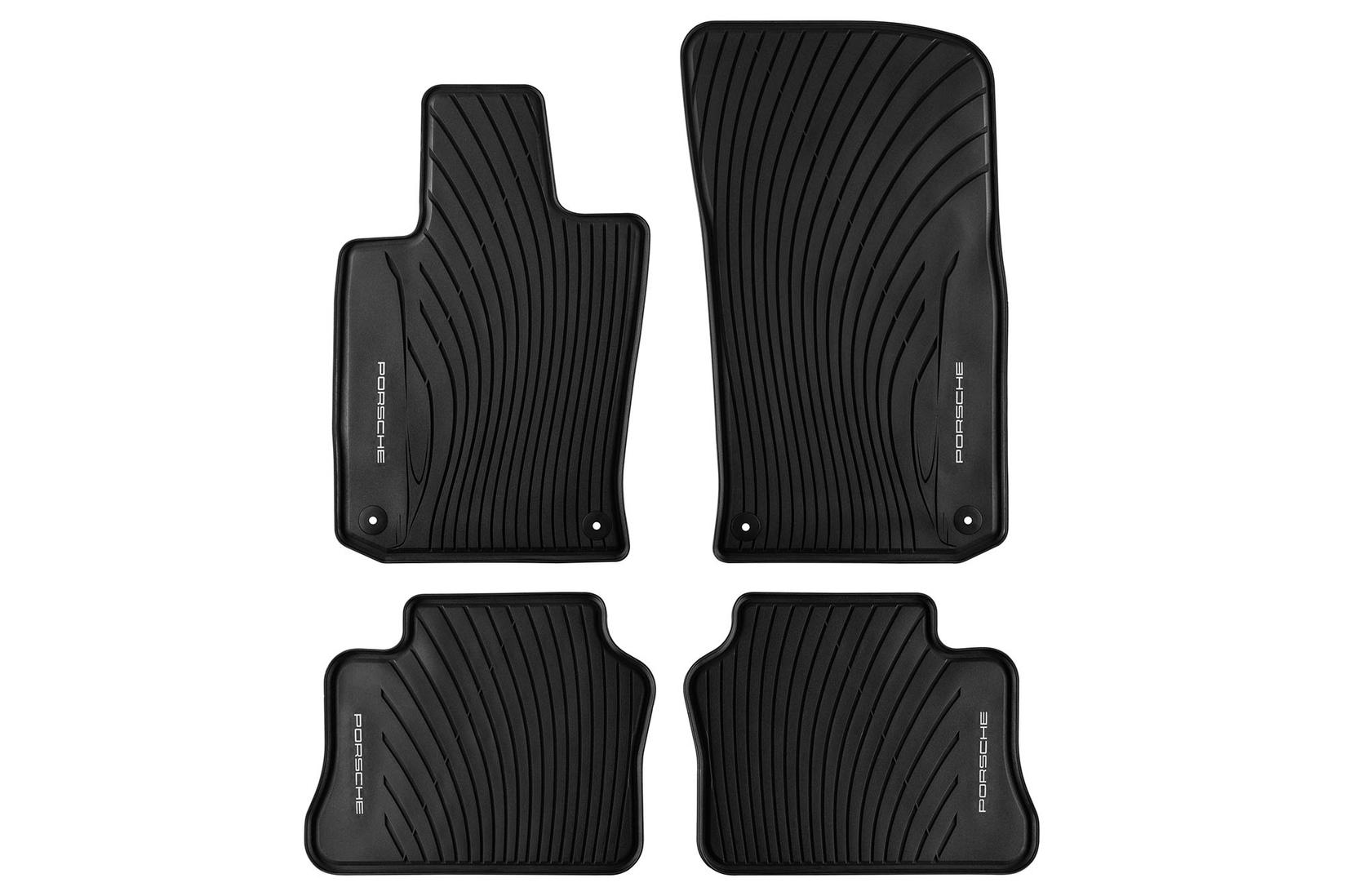 VW AG Гумени патосници за Porsche Panamera 2010-2016 4 дела црни