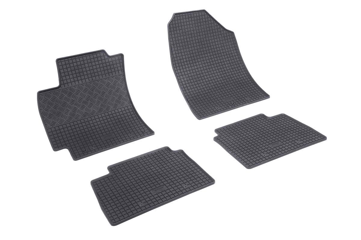 RIGUM Гумени патосници за Hyundai Elantra по 2016 година 4 дела црни