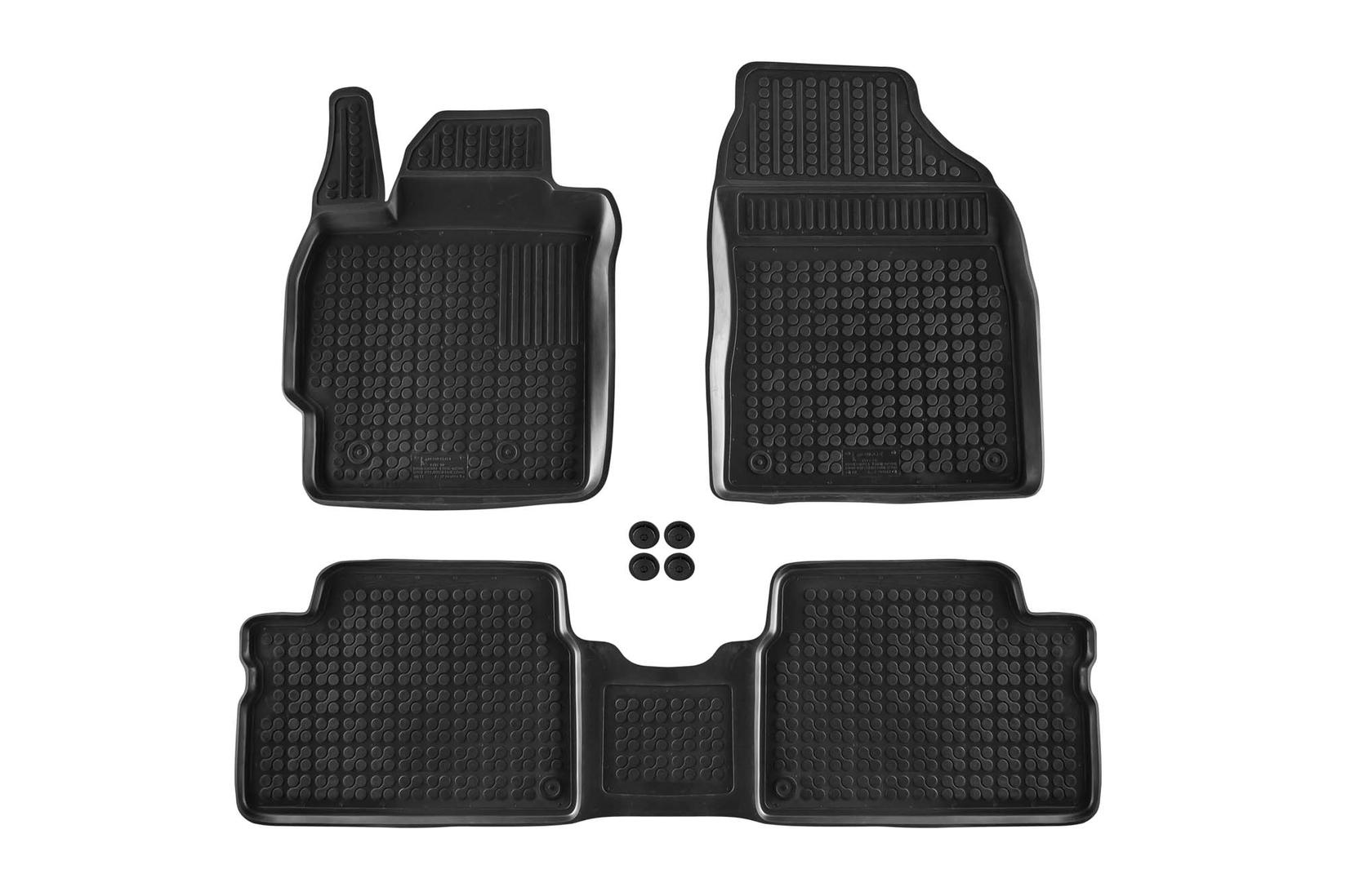 REZAW-PLAST Гумени патосници за Toyota Auris Corolla 2006-2013 4 дела црни
