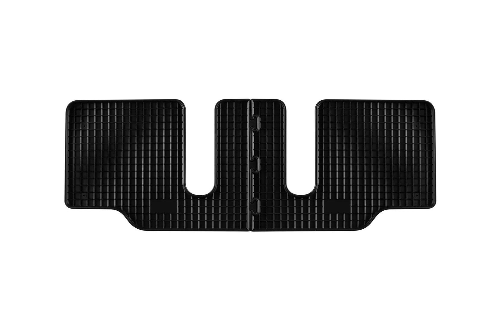 RIGUM Гумени патосници за Mazda 5 2005-2010 за 3-ти ред седишта 2 дела црни